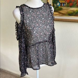 American Eagle Outfitters Cold-Shoulder Blouse
